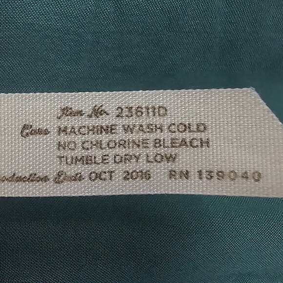 Matilda Jane Green Sleeveless Maxi Dress Crochet Pintuck Boho Prairie L - Picture 11 of 12